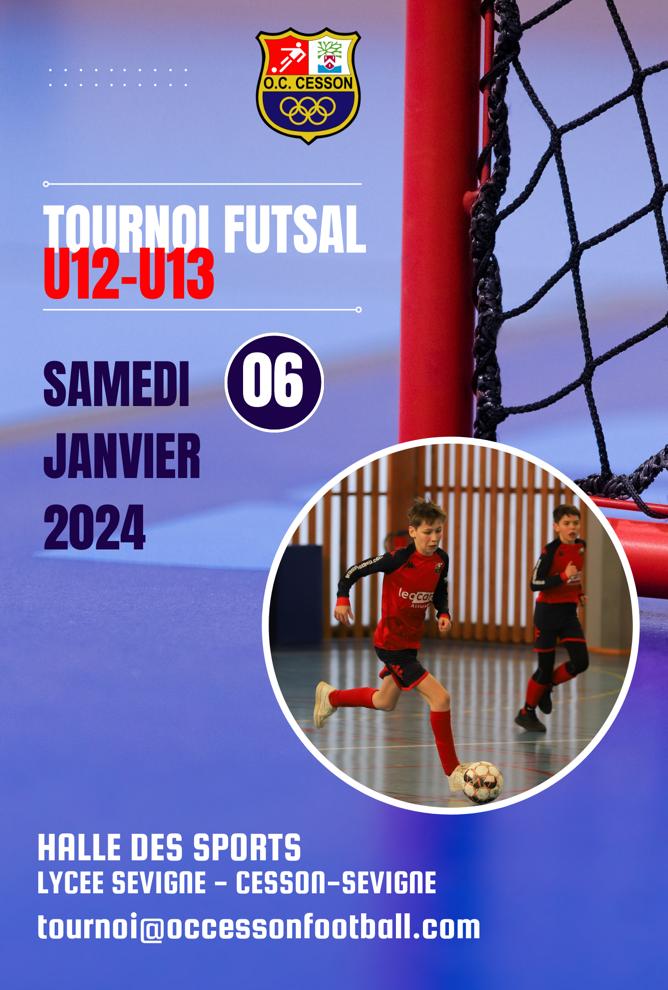 affiche futsal U11 U13